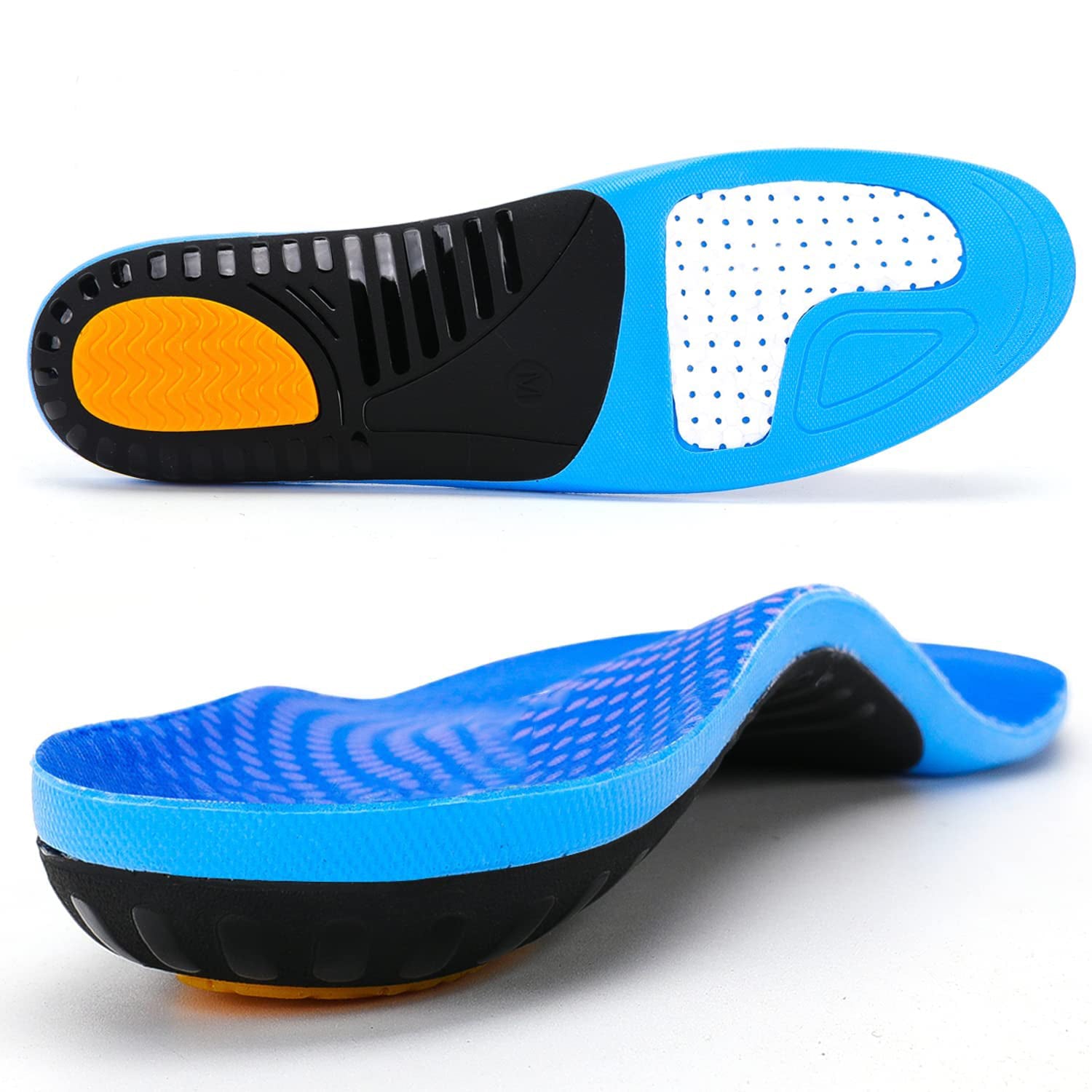 Orthopaedic Correct Orthotic Inserts Overpronation Comfort PU Gel Material Insole for Plantar Fasciitis Sepatu Arch Support