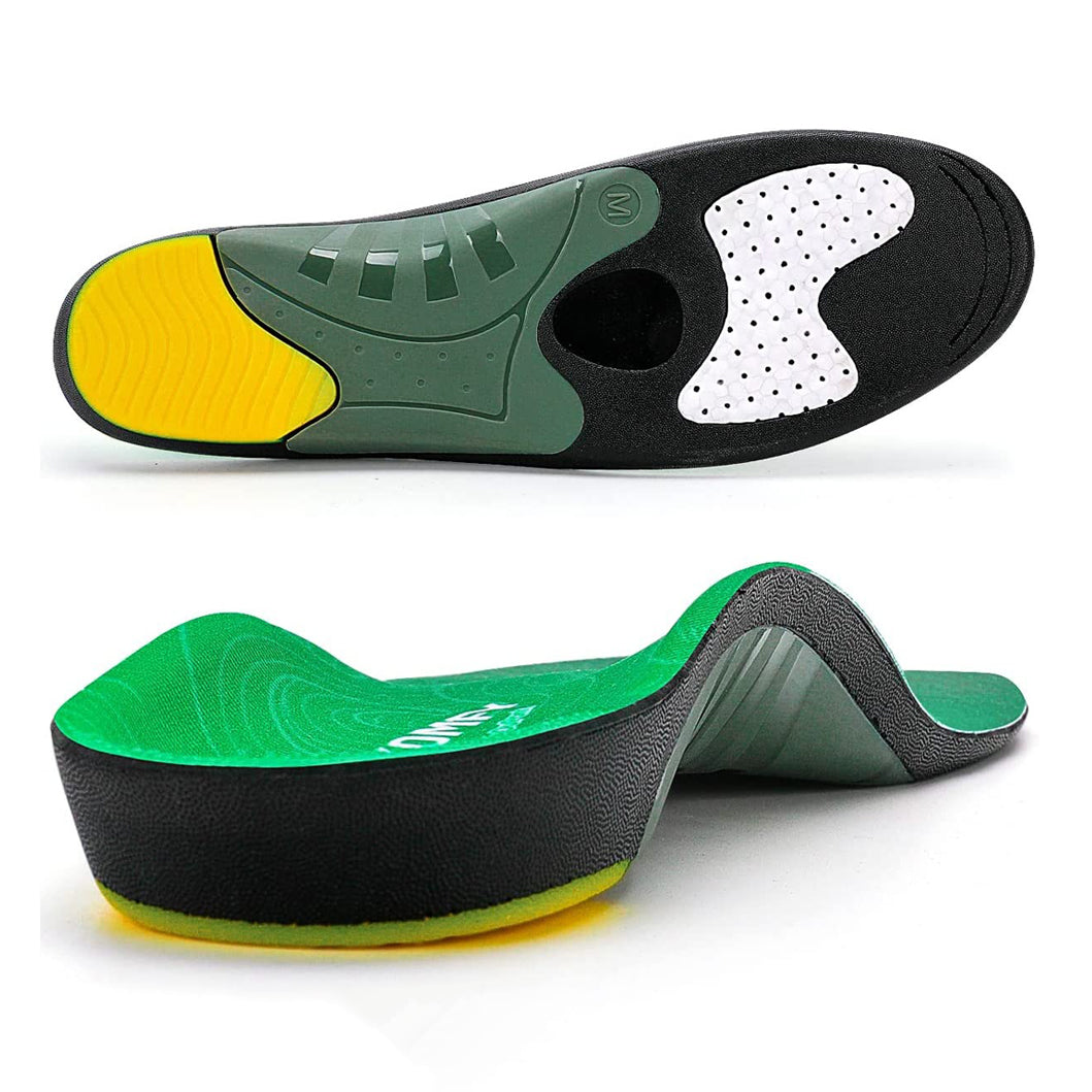Orthot Insol Wholesale Comfort Arch Supports Shoe Inserts Flat Feet Orthopaedic Orthotic Insoles Made of PU and Gel