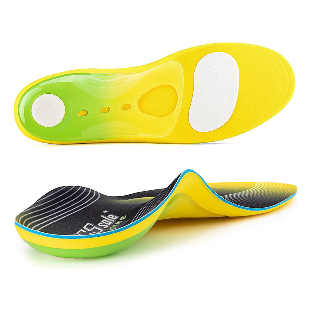 Pain Relief High Arch Support Corrective Overpronation Insoles Palmilha Ortopedica Shoe Insole Manufacturers