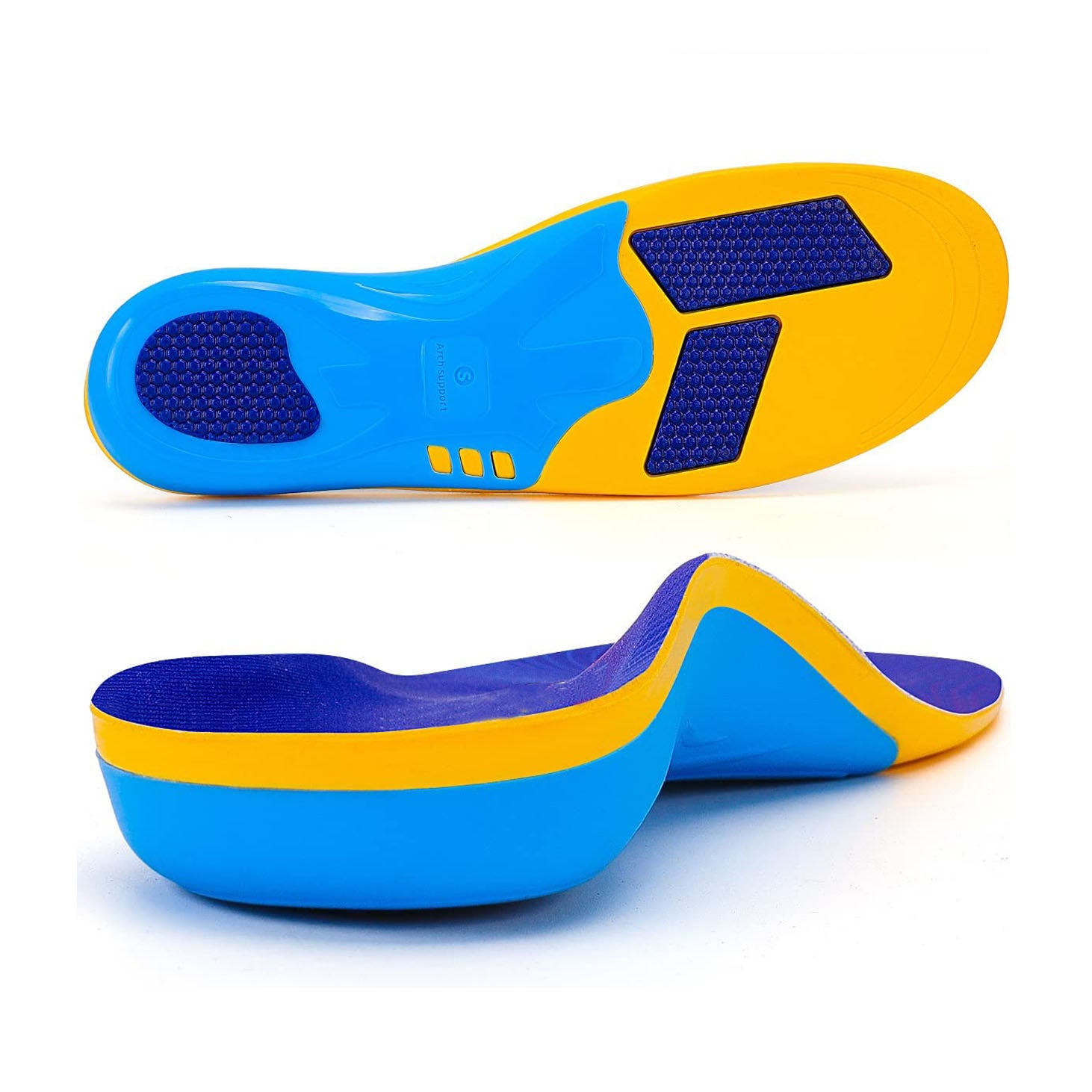 Vietnam Factory Heavy Duty Support Pain Relief Orthotics Insert Flat Feet Arch Support Orthopedic Inner Sole